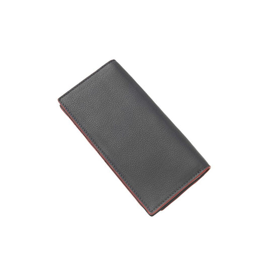 Cerruti 1881 Blue Calfskin Men Wallet