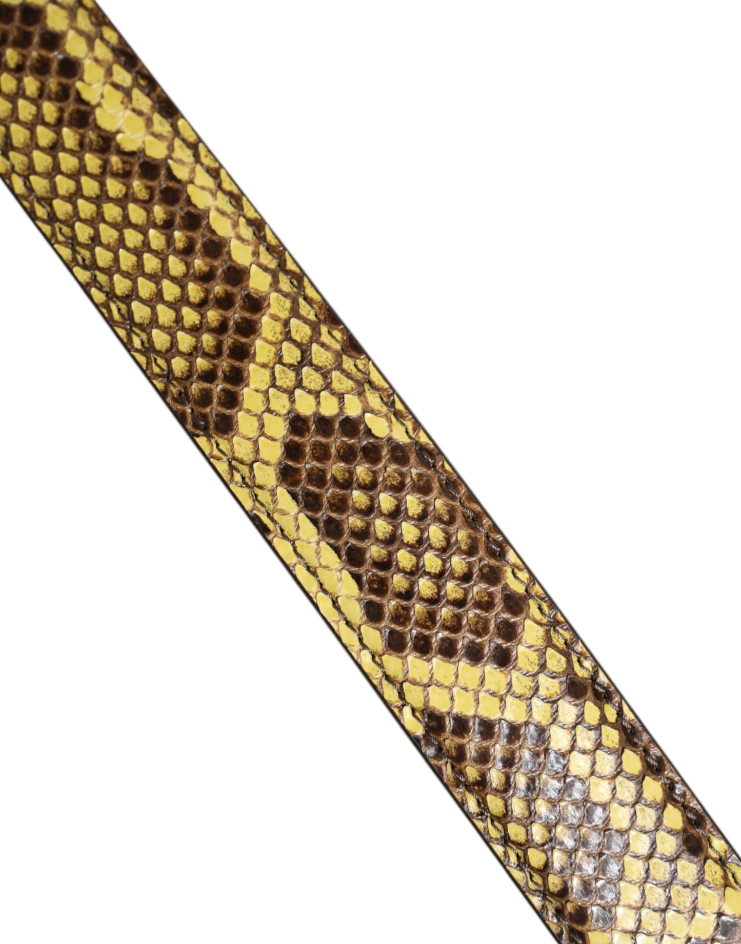 Dolce & Gabbana Yellow Exotic Leather Bag Shoulder Strap