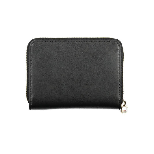 Tommy Hilfiger Black Polyurethane Women Wallet