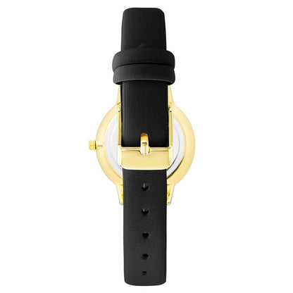 Juicy Couture Black Plastic Dress Watch