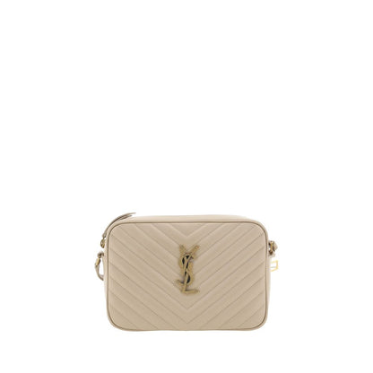 Saint Laurent Beige Calf Leather Bos Taurus Shoulder Bag