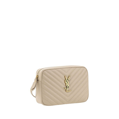 Saint Laurent Beige Calf Leather Bos Taurus Shoulder Bag
