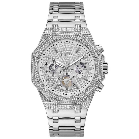 Guess Gray Stainless Steel Dress Watch