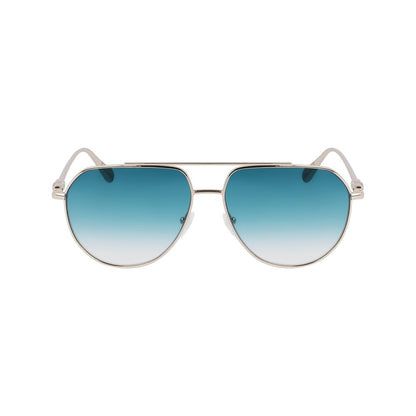 Longchamp Gold Metal Sunglasses