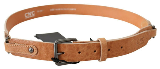 Costume National Light Brown Genuine Leather Belt