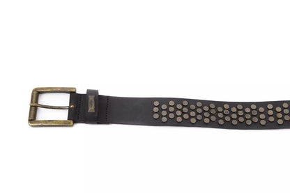 BYBLOS "Black Cowhide Women Belt"