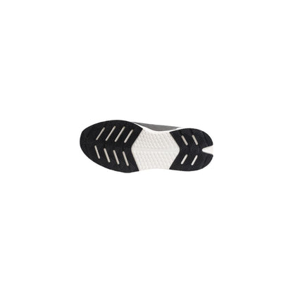 D.A.T.E Gray Fabric Chunky Sneakers