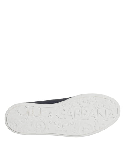 Dolce & Gabbana Blue Low Top Men Saint Tropez Sneakers Shoes