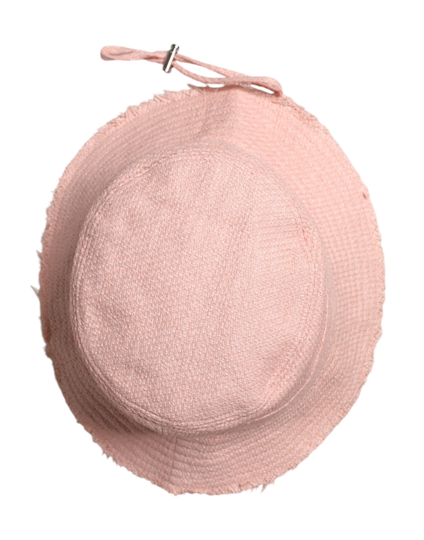 Dolce & Gabbana Pink Cotton Wide Brim Bucket Hat