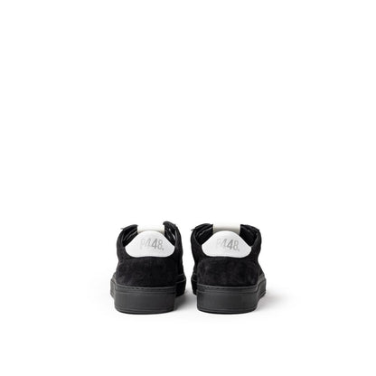 P448 Black Suede Leather Athletic Sneakers