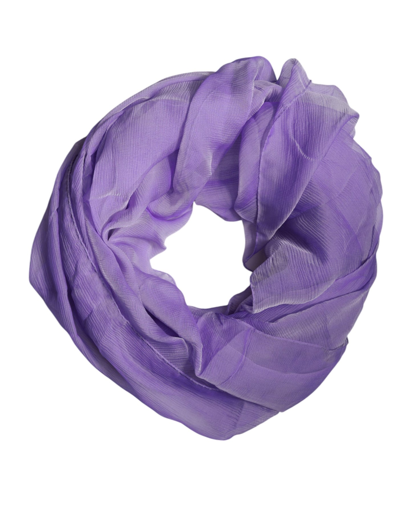 Dolce & Gabbana Purple Silk Rectangle Wrap Shawl Scarf