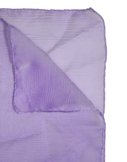 Dolce & Gabbana Purple Silk Rectangle Wrap Shawl Scarf