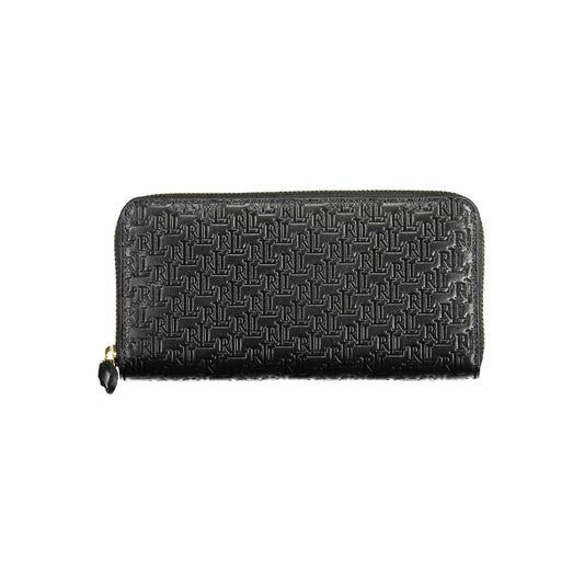 Ralph Lauren Black Leather Women Wallet