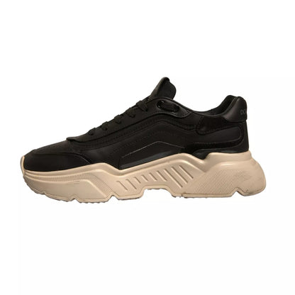 Dolce & Gabbana Black White Daymaster Low Top Sneakers Shoes
