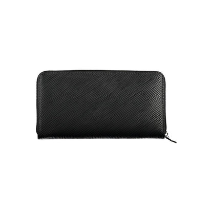 Calvin Klein Black Polyurethane Women Wallet