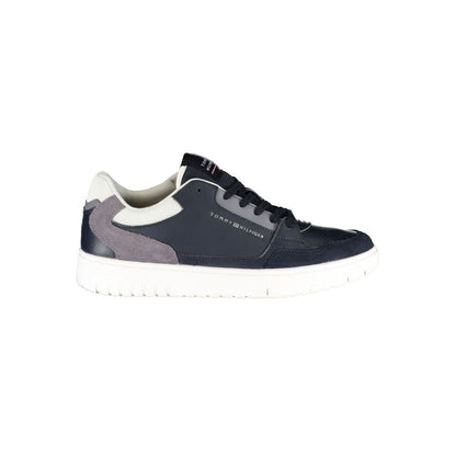 Tommy Hilfiger Blue Polyurethane Men Sneaker