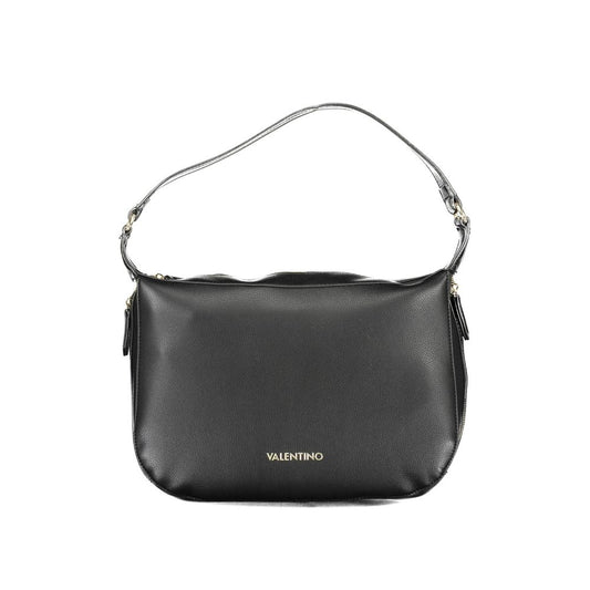 Mario Valentino Black Polyurethane Women Handbag