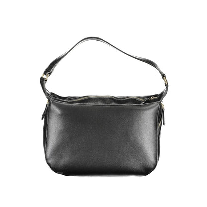 Mario Valentino Black Polyurethane Women Handbag
