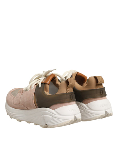 Dondup Multicolor Suede Low Top Women Sneakers Shoes