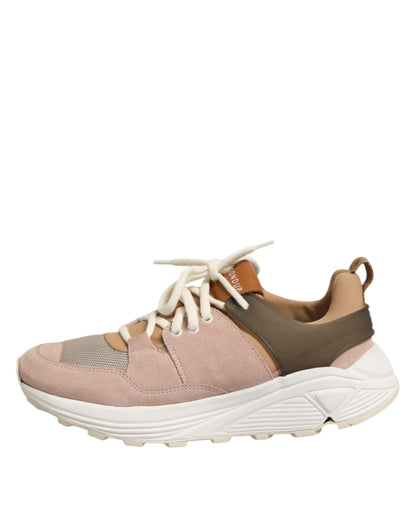 Dondup Multicolor Suede Low Top Women Sneakers Shoes