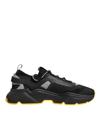 Dolce & Gabbana Black Daymaster Low Top Men Sneakers Shoes