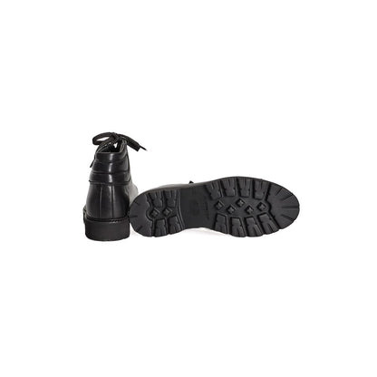 Roberto Pepe Luxury Black Calfskin Men Boot