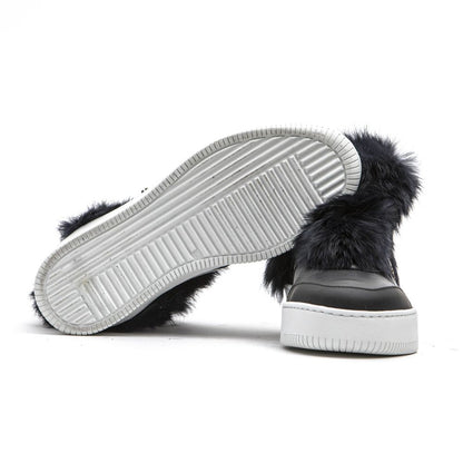 Mr&Mrs Italy Blue Cotton Women Sneaker
