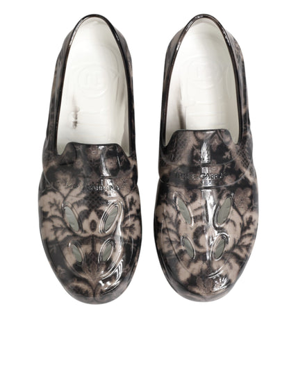 Dolce & Gabbana Multicolor Rubber Low Top Men Sneakers Shoes
