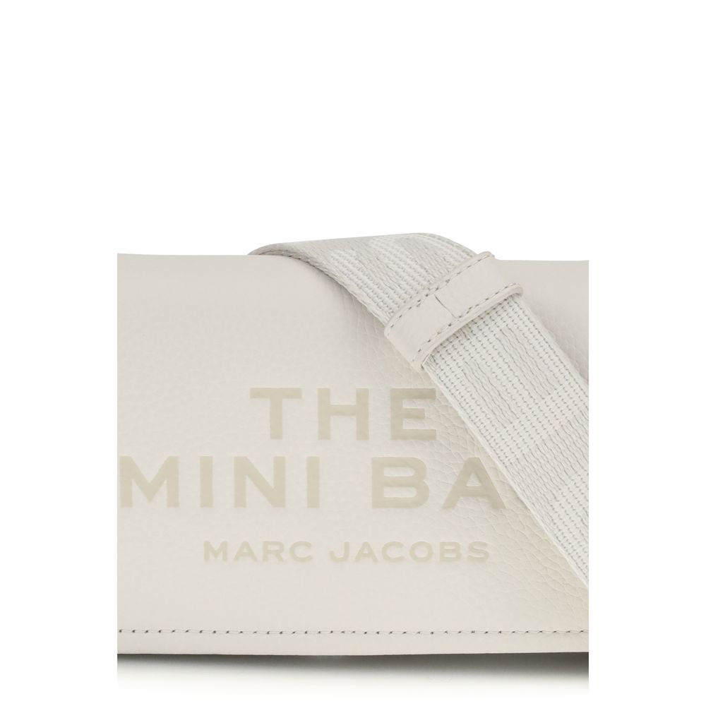 Marc Jacobs White Calf Leather Bos Taurus Shoulder Bag